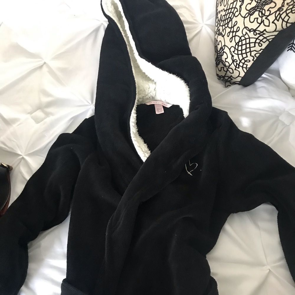 Victoria Secret Sherpa Hooded Robe